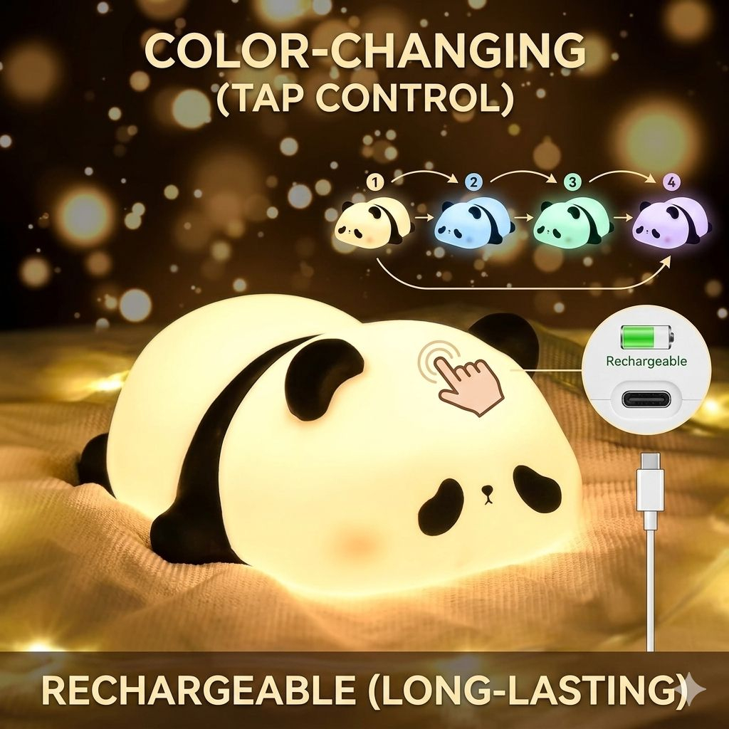 Panda LED Night Light